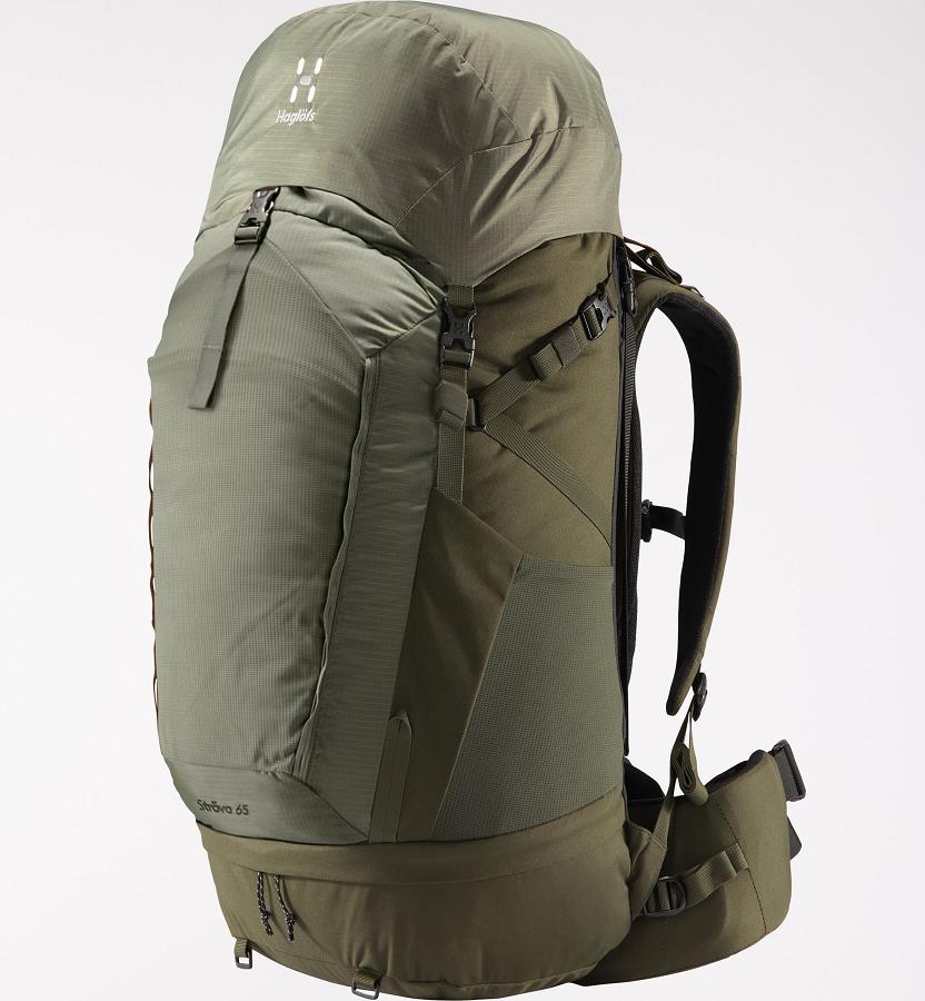 Haglöfs Ströva 65 Hiking Backpack Green/Navy For Mens RQVJX8362 Australia